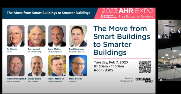 AHR EXPO 2023 Video: The Move from Smart Buildings to Smarter Buildings