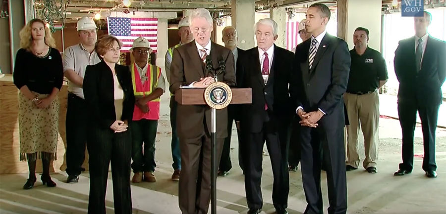 President Obama and President Clinton Speak on Better Building Initiative Investments